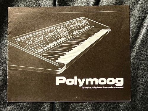 Moog polymoog synthesizer - moog,